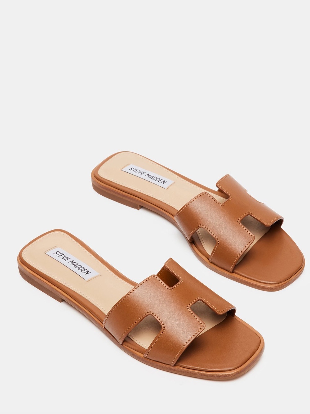 Steve Madden Tan Brown Slide Sandals - NEVER WORN